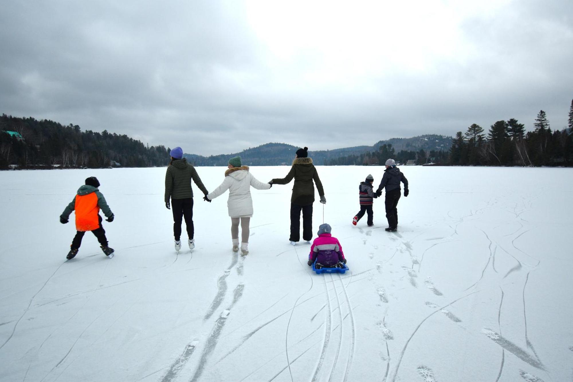 Le Partage Lodge: Destination Plein Air Et Sociale Val-Morin المظهر الخارجي الصورة